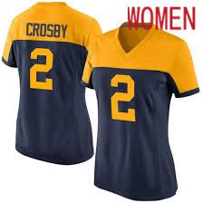 Women Green Bay Packers #2 Mason Crosby Nike Navy Game NFL Jersey->women nfl jersey->Women Jersey
